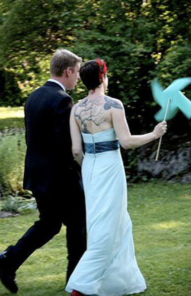 One of my bridesmaids used the paper from the pinwheel for a wedding 